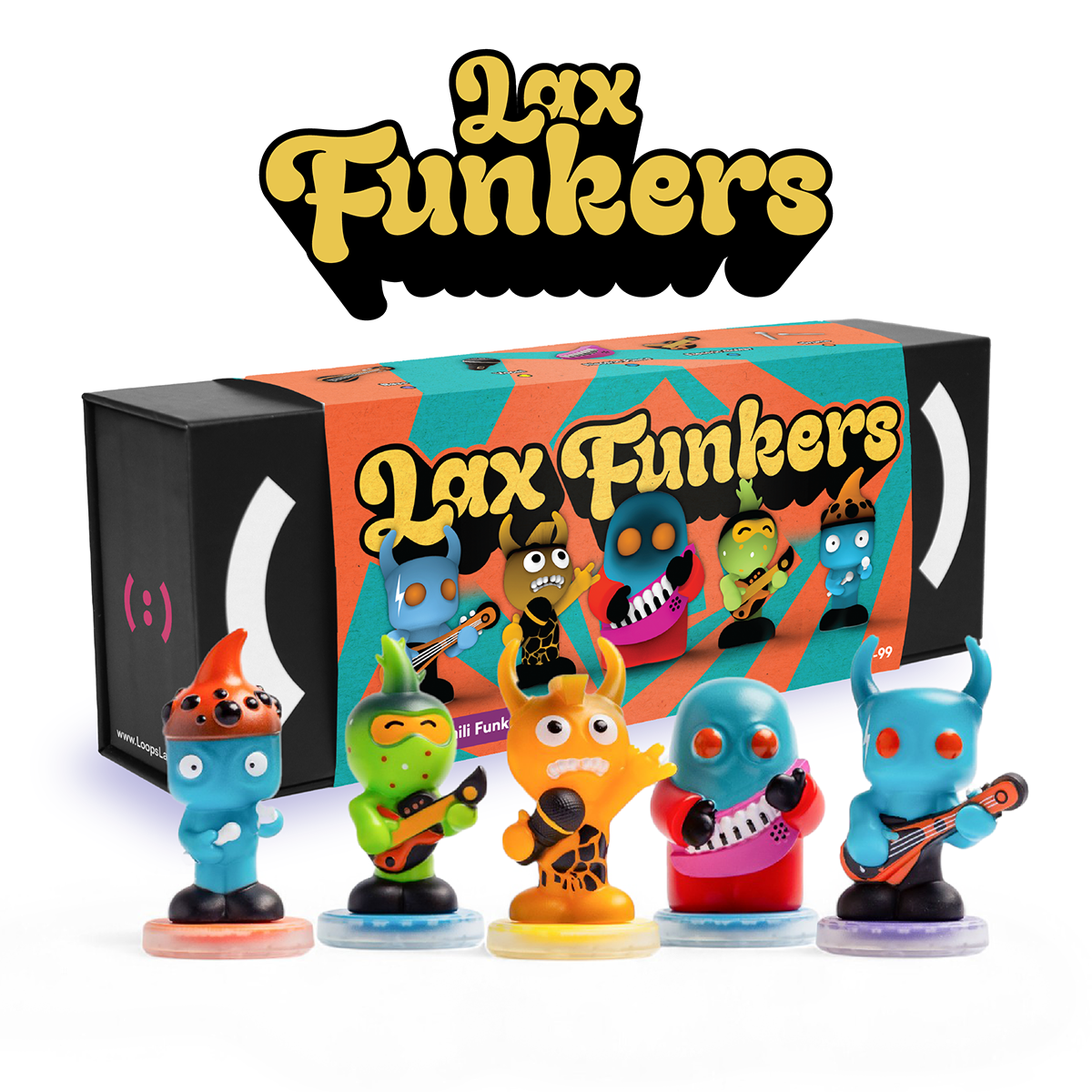 Loops-Lab-Starter-Set-Complementary-5-Dolls-Band-The-Lax-Funkers-Electronics-25967276195927