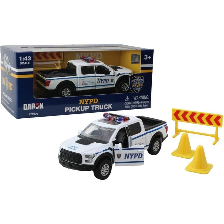 NYPD-Die-Cast-Metal-Pick-Up-Truck-Vehicles-25100645072983